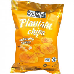 Chips Banane Plantain Sucrée 75g - Samai