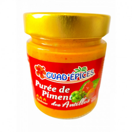 Purée de Piment Antillais 185g - Guad'Épices