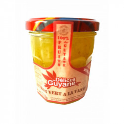 Confiture Citron Vert Vanille 210g - Délices de Guyane