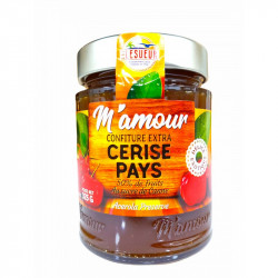 Confiture Cerise Pays 325g - M'amour