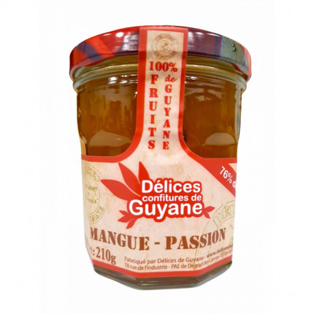 Confiture Mangue Passion - Délices de Guyane