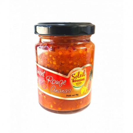 Pâte Piment Rouge Ananas 90g - Soleil Reunion