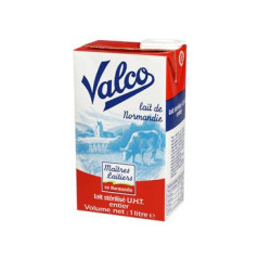 Lait entier valco 6x1l-frais