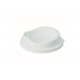 Couvercle blanc pour mug réutilisable en PP 16 Oz par 25