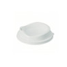 Couvercle blanc pour mug réutilisable en PP 16 Oz par 25