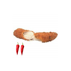 Goujon de poulet pané, épicé