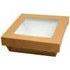 SALADIER CARTON KR.BRUN + FENETRE 130x130x50MM  X 50U