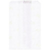Pochette pour hamburger en papier kraft blanc 120 x 70 x 180 mm - par 1000