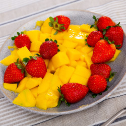 Smoothie fraise mangue