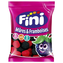 Bonbons mûres et framboises halal Fini