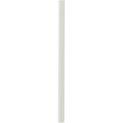 Pailles en papier blanches 197 x 10 mm - par 50
