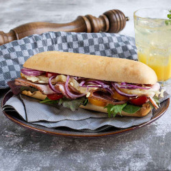 Ciabatta tranché prêt à garnir 115 g surgelée - Par 15