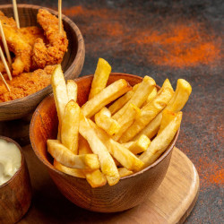 Frites avec peau 10 x 10 surgelées 2,5 kg