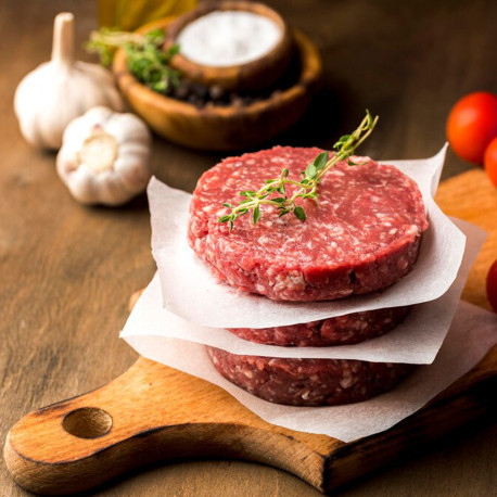 Steak façon bouchère 150 g halal surgelé 2,4 kg