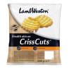 Frites Crisscuts avec peau surgelées 2,5 kg par 4