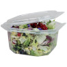 Barquette octogonale avec couvercle en PP 1000 g 155 x 155 x 84 par 50