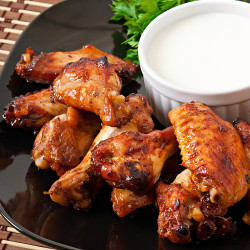 Wings de poulet Tex Mex halal surgelés 1 kg par 5