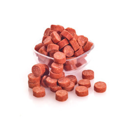 UNITE HALAL MERGUEZ PRECUITE PELEE DIAM 19 1 KG