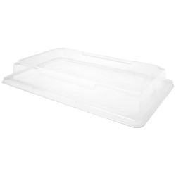 Couvercle en RPET pour barquette sushi 3050040 - par 156