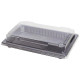 Couvercle en RPET pour barquette sushi 3050040 - par 156