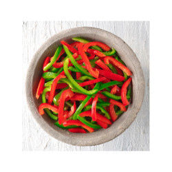 UNITE POIVRONS EN LANIERES FLAMMES 5/7mm 2.5kg