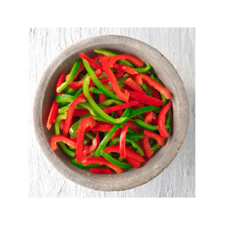 UNITE POIVRONS EN LANIERES FLAMMES 5/7mm 2.5kg