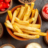 Frites My fries 9 x 9 mm pré salées surgelées 2,5 kg  par 4