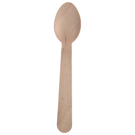 Cuillère à dessert en bois 140 mm