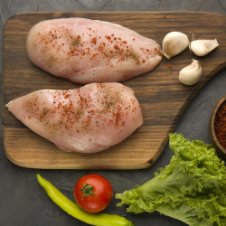Filet de poulet cru 140 g halal surgelé 2,5 kg - par 4