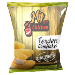 Tenders de poulet cornflakes halal surgelé 1kg