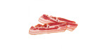 Bacon de boeuf halal surgelé 500 g