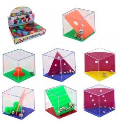 Jouet mixte jeu patience cube 4 cm - par 24