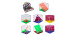 Jouet mixte jeu patience cube 4 cm - par 24