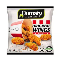 Crispy wings Hot & Spicy Oumaty halal surgelées 800 g - par 7