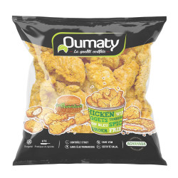 Filets de poulet spicy zinger Oumaty halal surgelés 1 kg - par 6