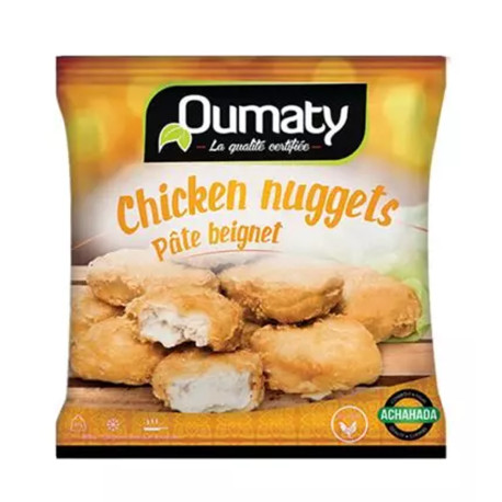 Chicken nuggets pate à beignet Oumaty halal surgelés 800 g - par 7