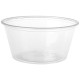 Mini pot plastique PS transparent 9,5 cl - Par 100