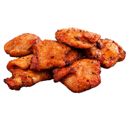 MORCEAUX DE CUISSE DE POULET MARINES BBQ HALAL 30/40G - 3 X 2 KG