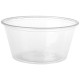 Mini pot plastique PS transparent 9,5 cl - Par 2500