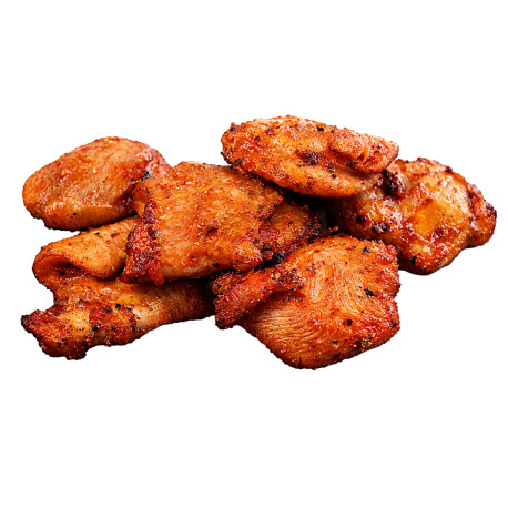 MORCEAUX DE CUISSE DE POULET MARINES BBQ HALAL 30/40G - 3 X 2 KG