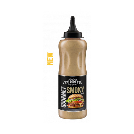 SAUCE GOURMET SMOKY GM/ SQUEEZE 900ML - YUMMYS - AMBIANT