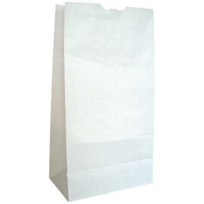 Paquet de 100 sacs blanc en plastique 50x50x5cm