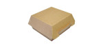 Boîte hamburger kraft brun PM