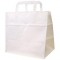 Sac cabas kraft blanc