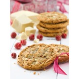 Cookie chocolat blanc et framboises 76 g