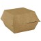 Boîte hamburger kraft brun 120 X 120 X 95 mm
