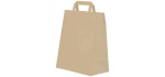 Sac cabas cabas kraft brun 26 X 14 X 32