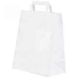 Sac cabas blanc 20 X 10 X 30 cm