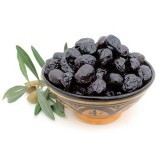 Olives noires à la grecque dénoyautées