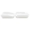 BOITE BURGER EN MELAMINE BLANCHE